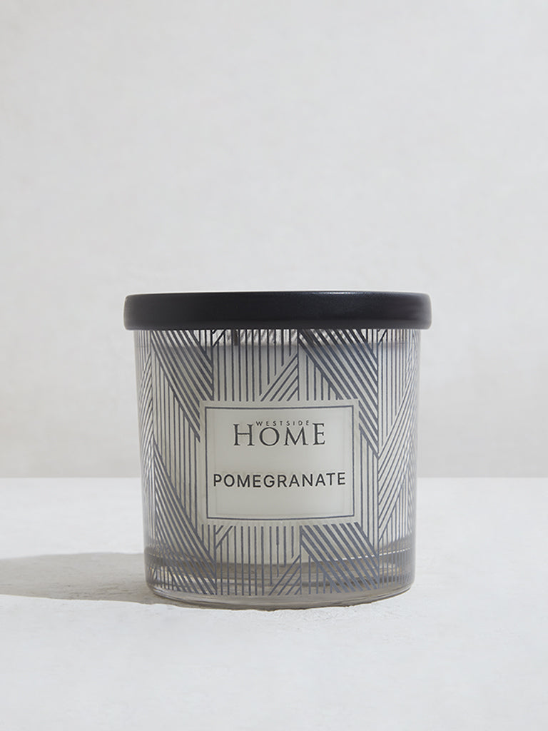 Westside Home Clear Pomegranate Pom Noir Scented Candle