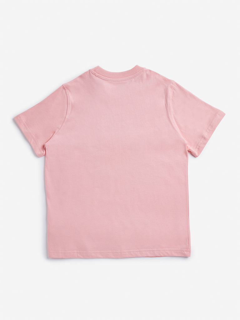 HOP Kids Pink Animal Graphic T-Shirt