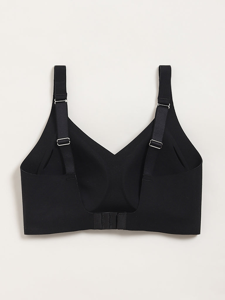 Wunderlove Black Seamfree Invisible Bra