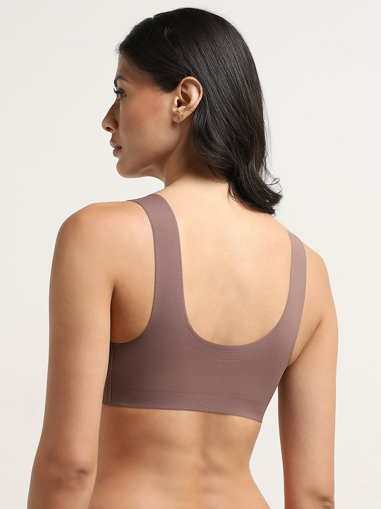 Wunderlove Brown Seam-Free Invisible Padded Bra