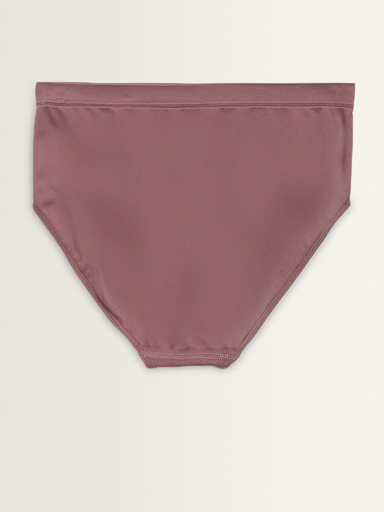 Wunderlove Mauve Seam-Free Full Brief