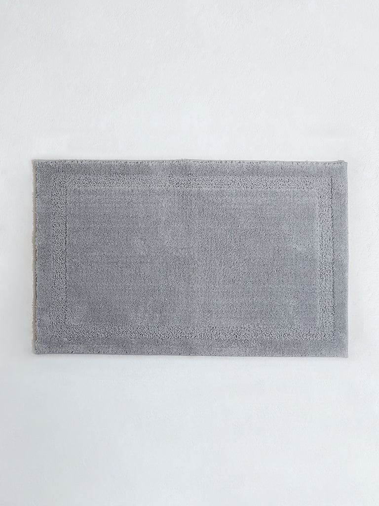 Westside Home Charcoal Marshmellow Bathmat