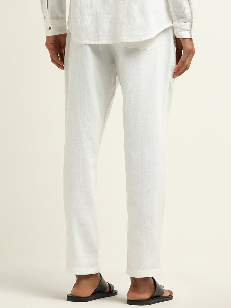 ETA Off-White Relaxed-Fit Mid-Rise Cotton Chinos