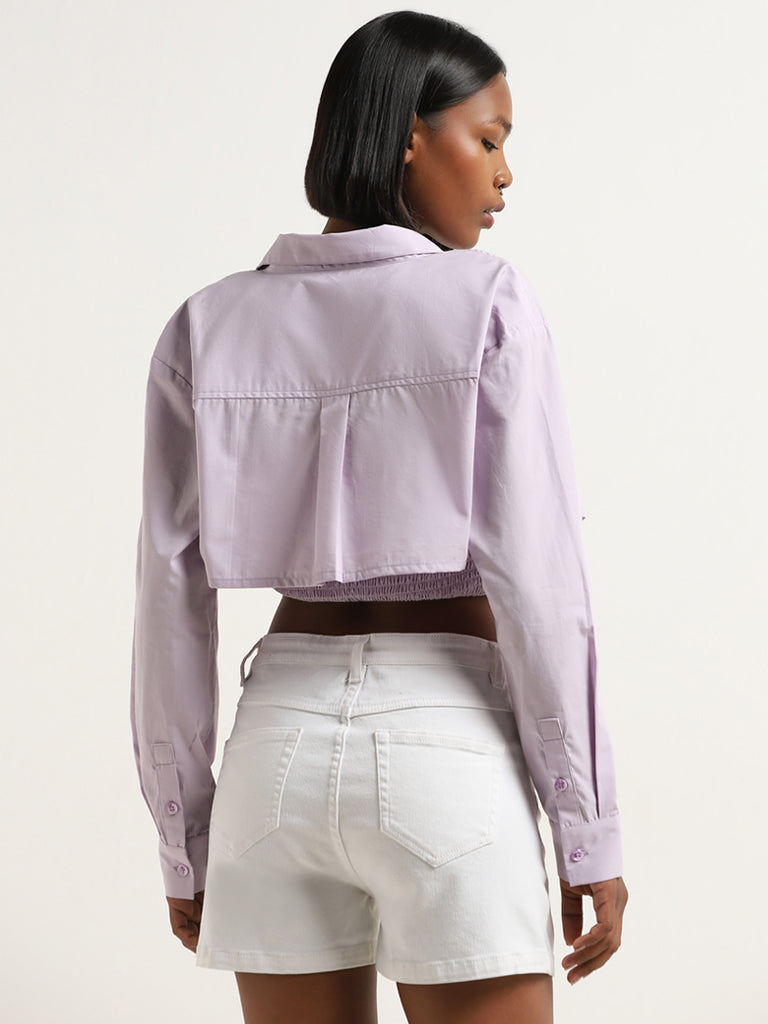 Nuon Lilac Solid Jacket