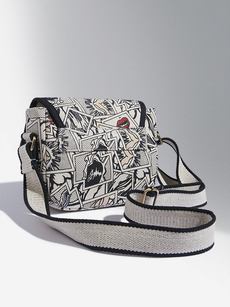 Westside Multicolour Graphic Printed Sarah Sling Bag