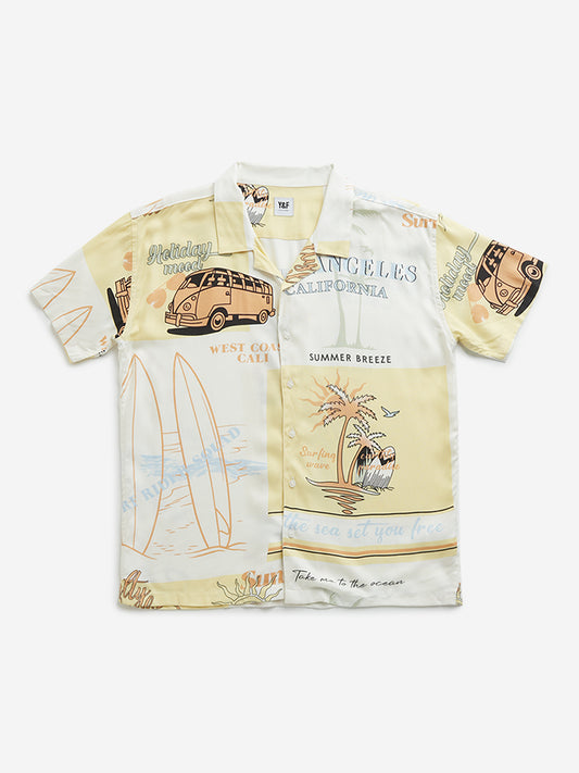 Y&F Kids Yellow Holiday-Inspired Shirt