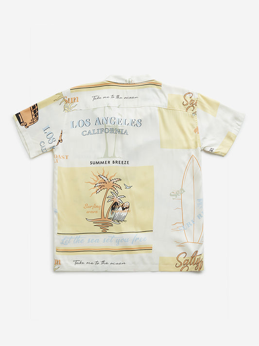 Y&F Kids Yellow Holiday-Inspired Shirt