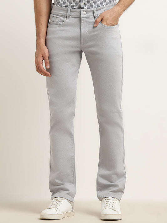 Ascot Light Grey Relaxed - Fit Mid - Rise Jeans