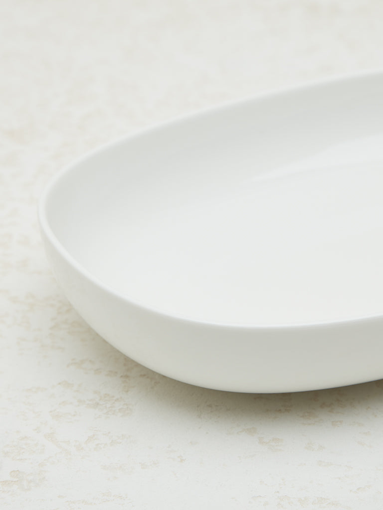 Westside Home White Serving Platter