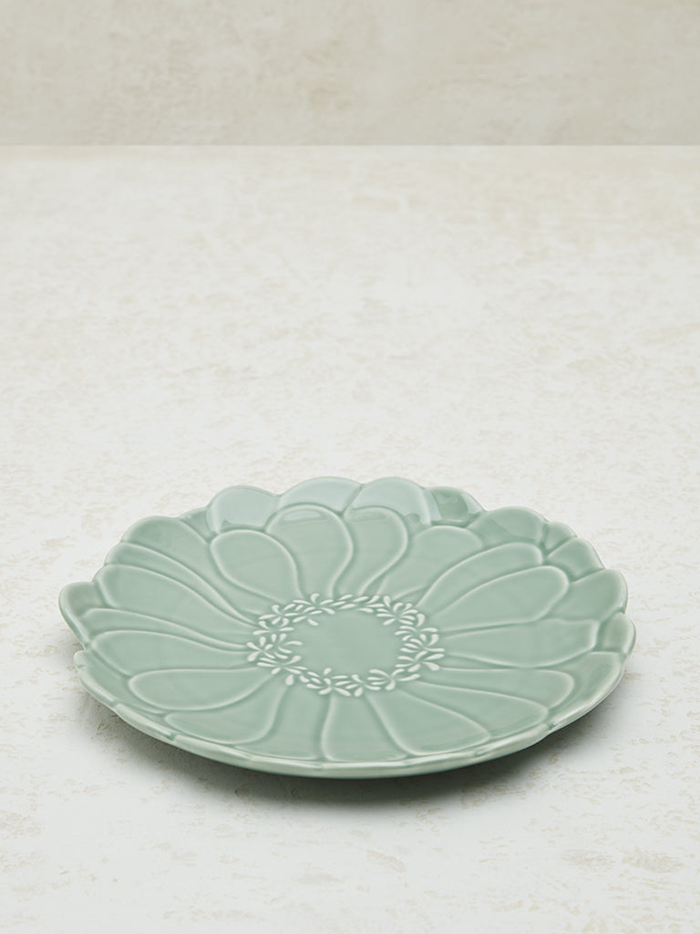 Westside Home Mint Tropical Design Side Plate