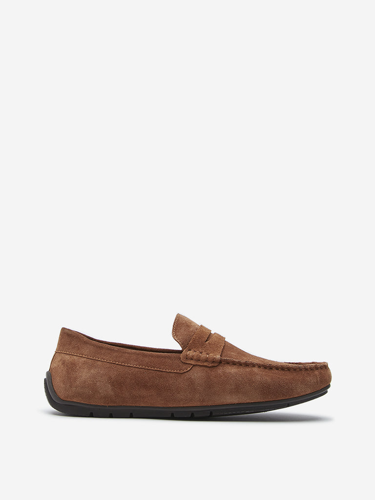 SOLEPLAY Tan Suede Loafers