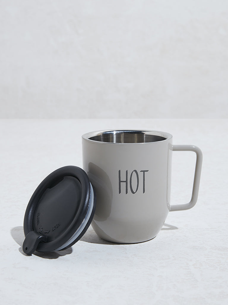 Westside Home Grey Text Design Mug with Lid