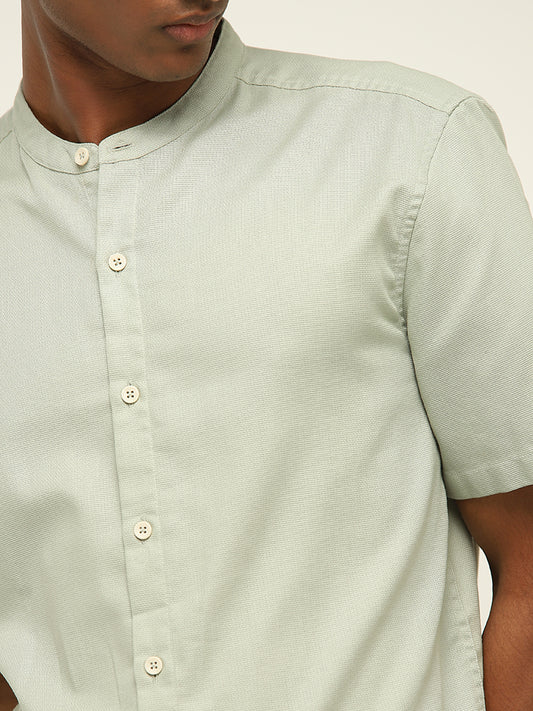 ETA Sage Solid Resort-Fit Cotton Shirt
