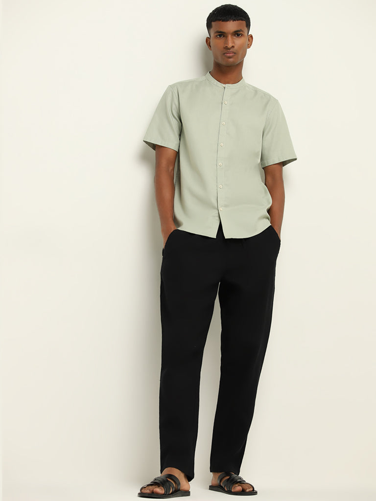 ETA Sage Solid Resort-Fit Cotton Shirt