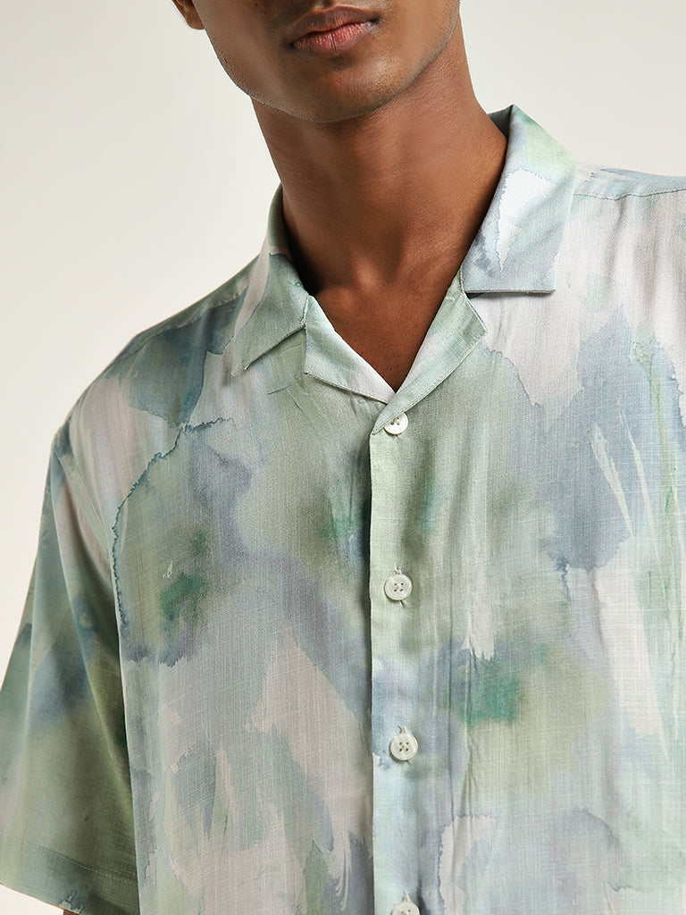 Nuon Multicolour Printed Relaxed-Fit Shirt