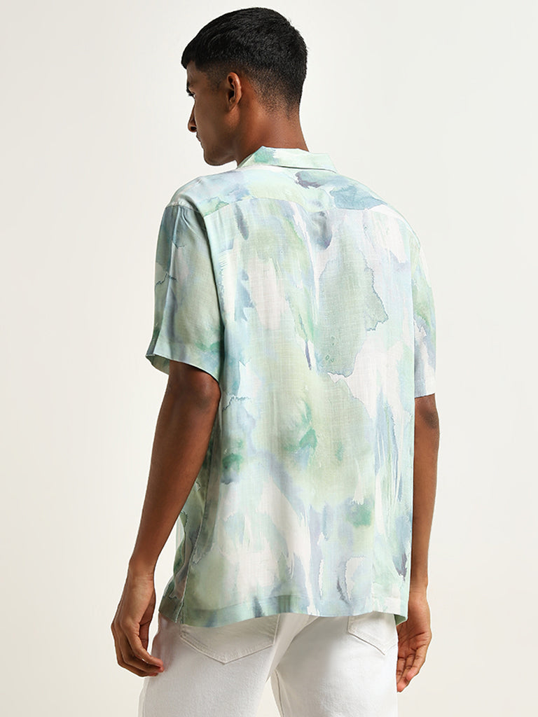 Nuon Multicolour Printed Relaxed-Fit Shirt