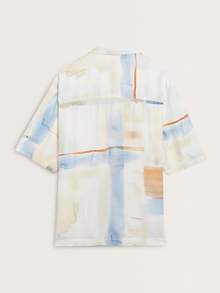 Nuon Multicolour Abstract Print Relaxed-Fit Shirt