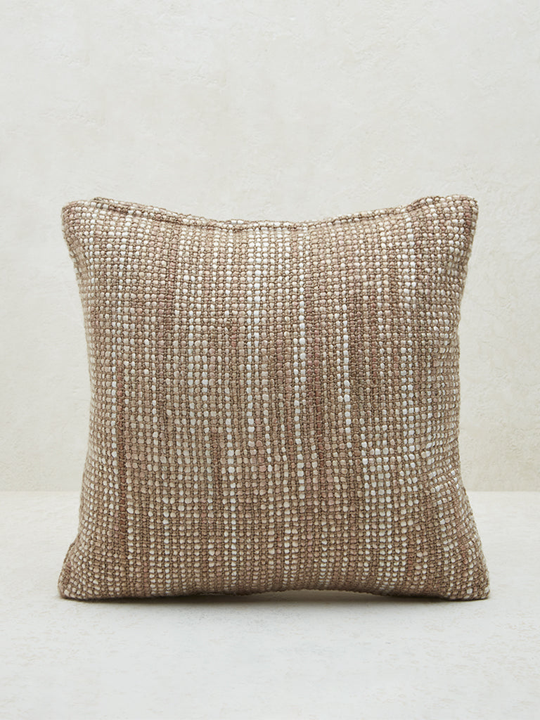 Westside Home Brown Graded Striped Cushion Cover