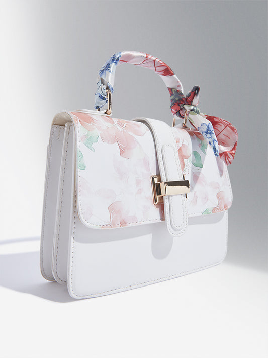 Westside Accessories Multicolour Floral Design Hand Bag