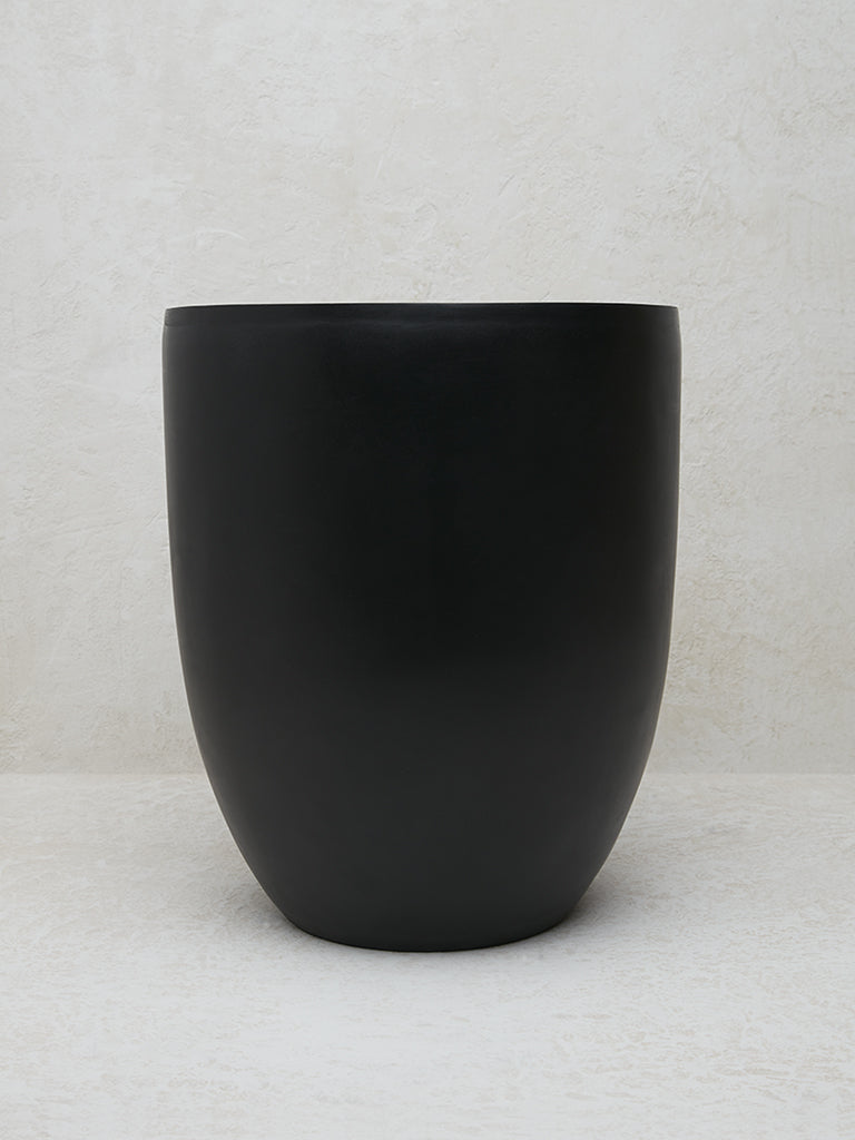 Westside Home Black Marble Planter - Large