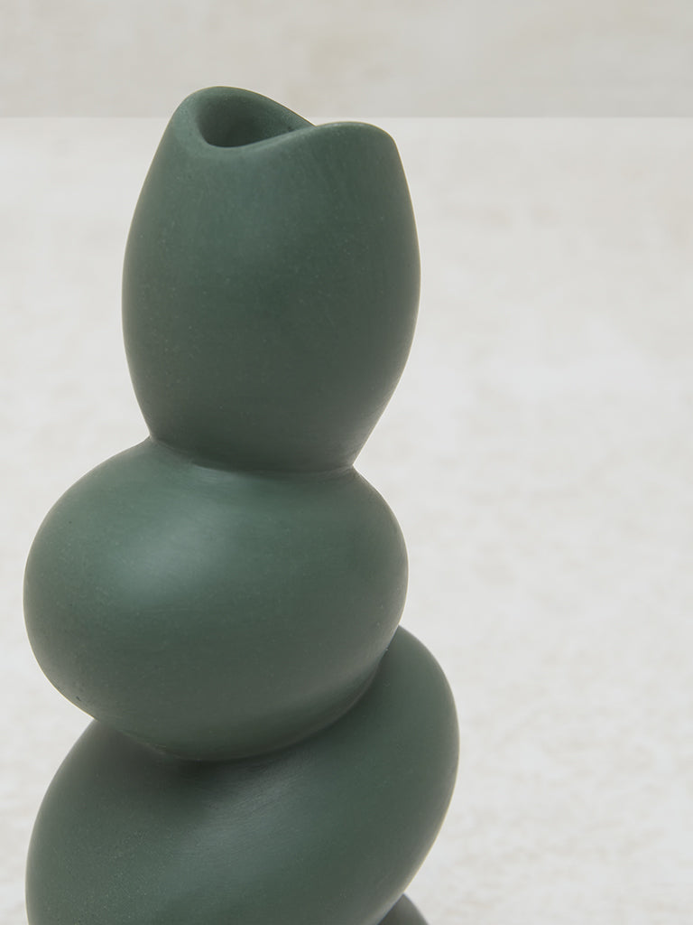 Westside Home Green Pebble Vase