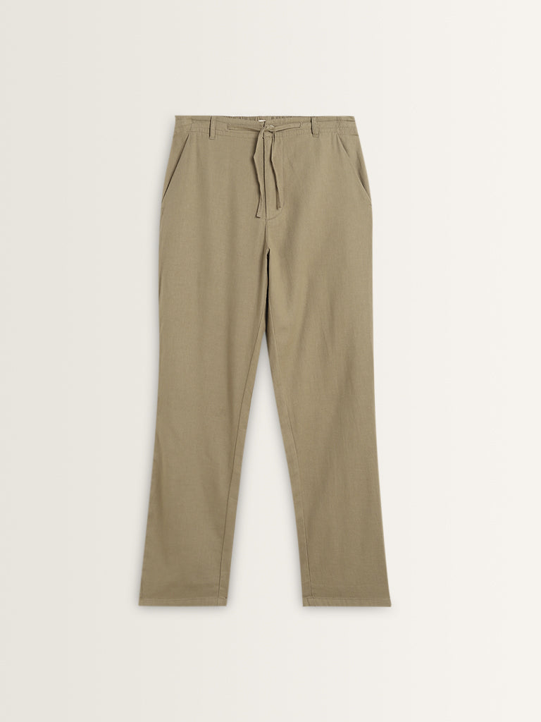 ETA Sage Relaxed-Fit Mid-Rise Cotton Chinos