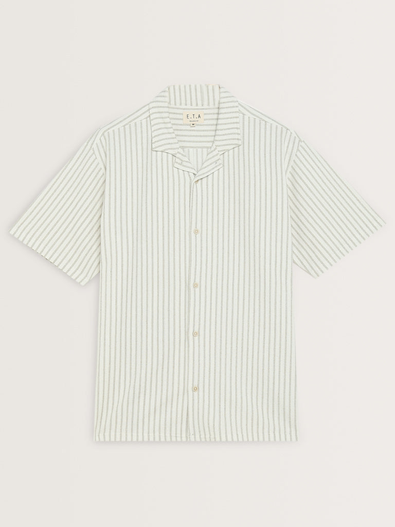 ETA Off-White Stripes Relaxed-Fit Shirt