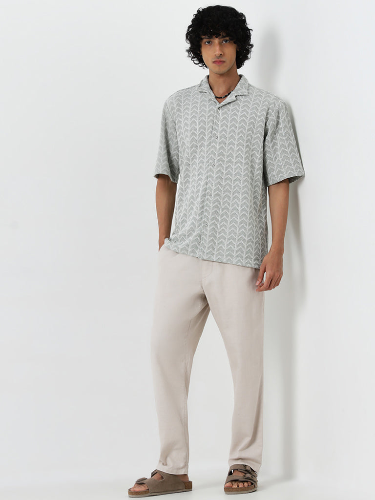 ETA Sage Knitted Relaxed-Fit Shirt