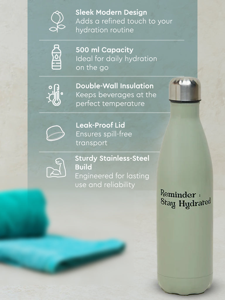 Westside Home Mint Water Bottle