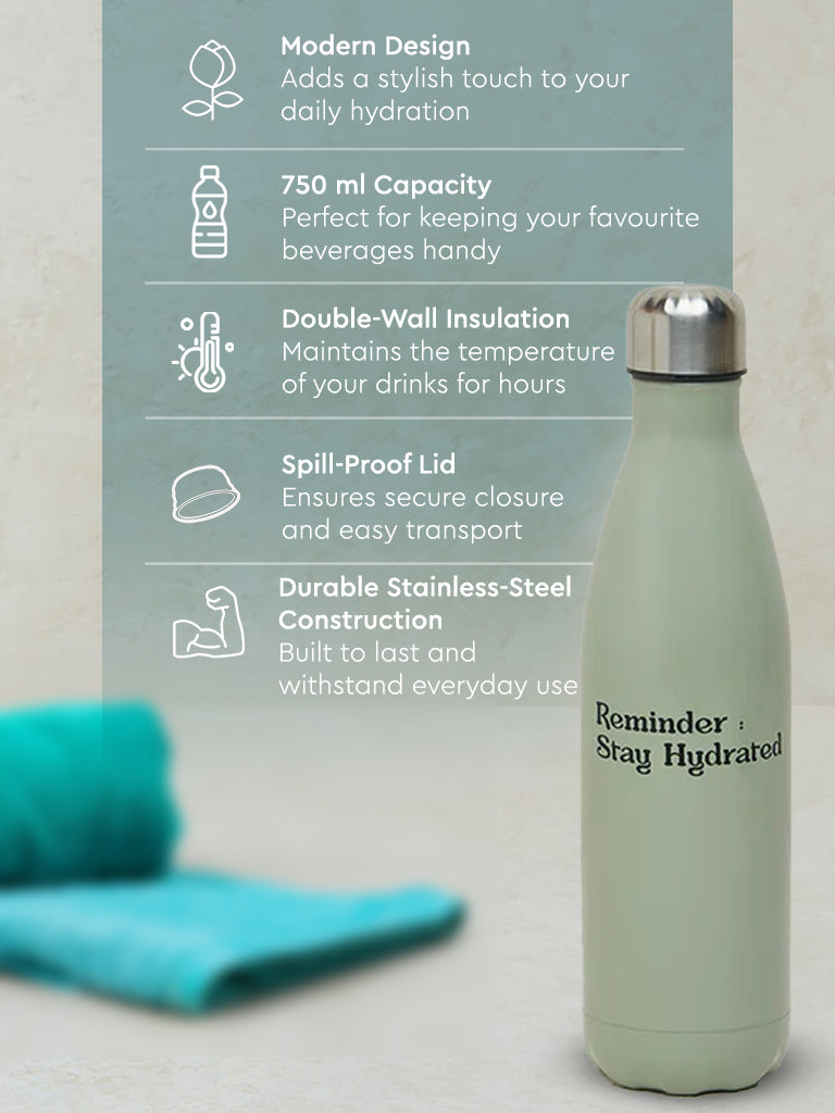 Westside Home Mint Water Bottle