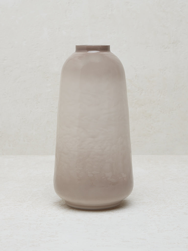 Westside Home Beige Ombre Finish Vase - Small