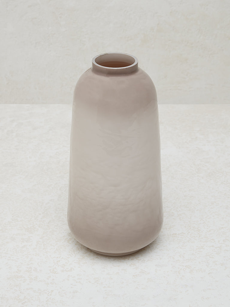 Westside Home Beige Ombre Finish Vase - Small