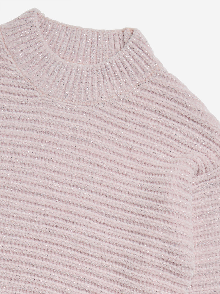 HOP Kids Pink Knitted Sweater