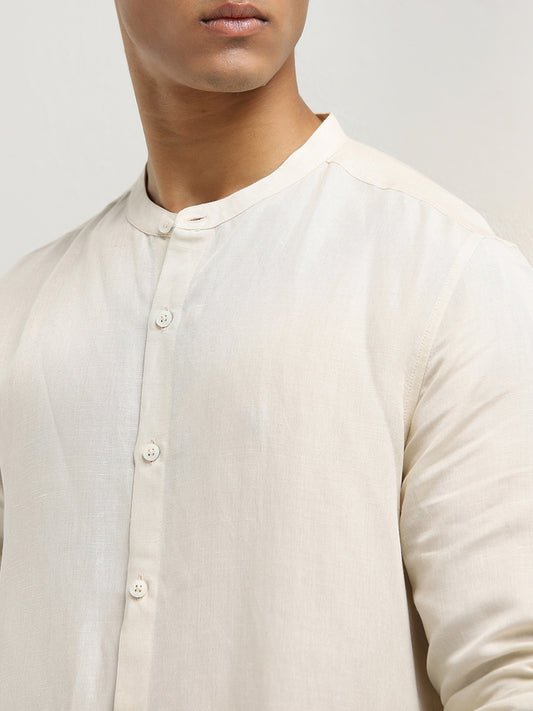 ETA Off-White Solid Resort-Fit Shirt