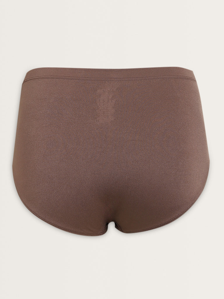 Wunderlove Brown Seamfree Full Brief