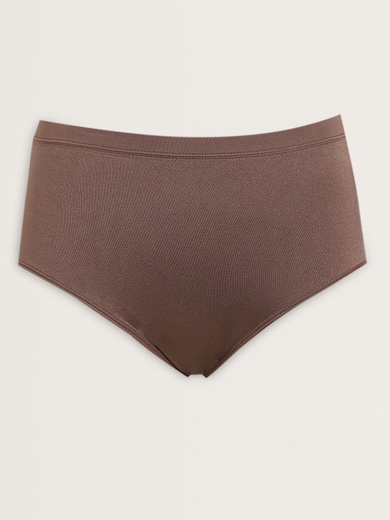 Wunderlove Brown Seamfree Full Brief