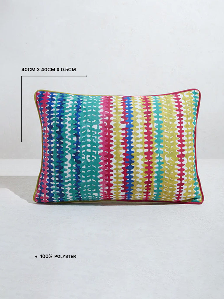 Westside Home Multicolour Abstract Design Cushion Cover