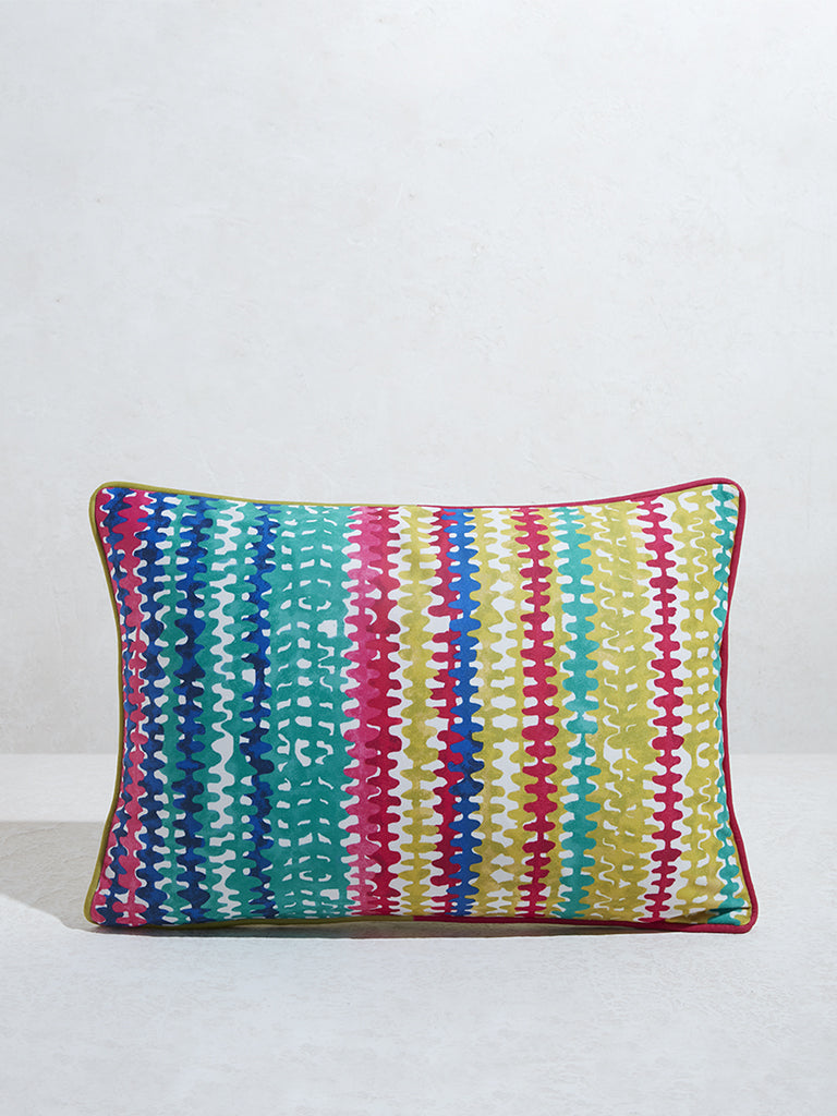 Westside Home Multicolour Abstract Design Cushion Cover