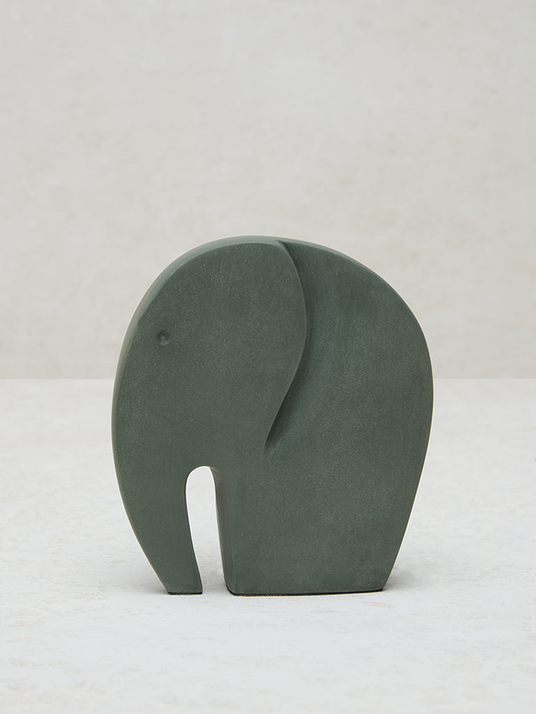 Westside Home Sage Elephant Figurine Decorative Accessory