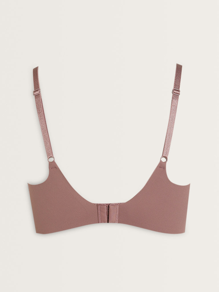 Wunderlove Mauve Invisible Seam-Free Padded Bra