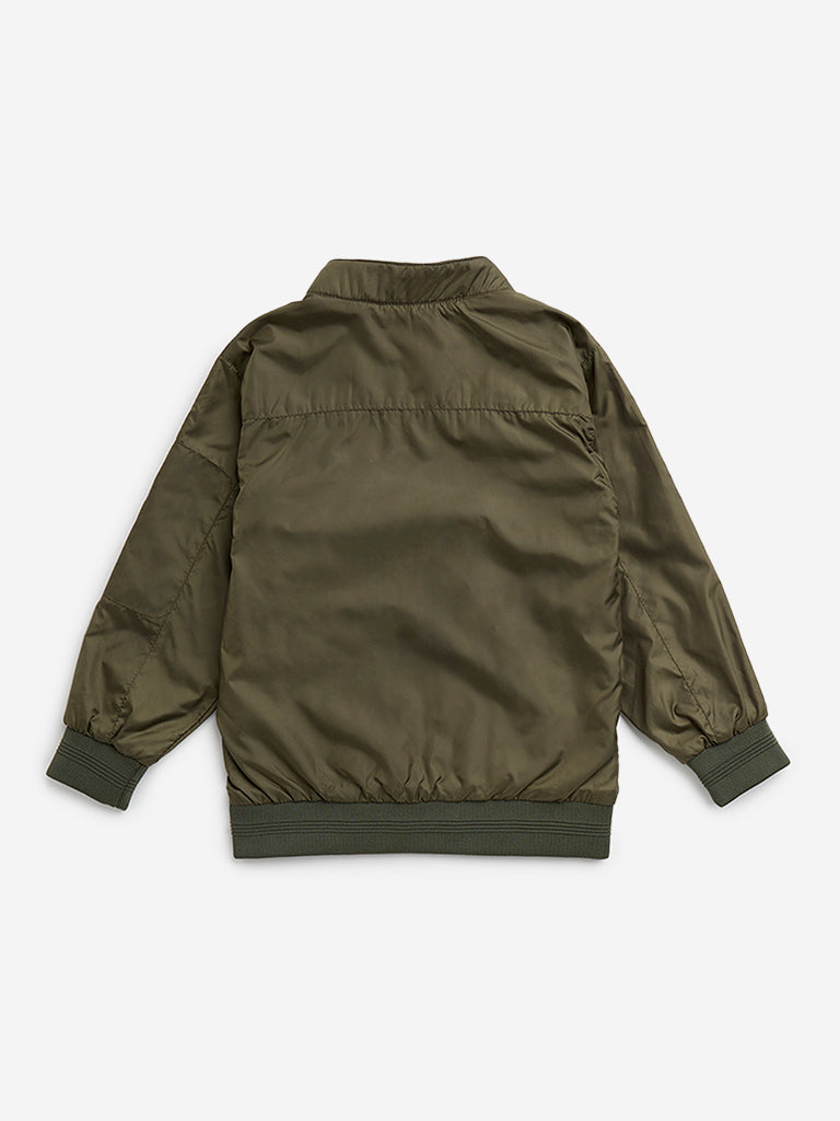 HOP Kids Olive Bomber Jacket