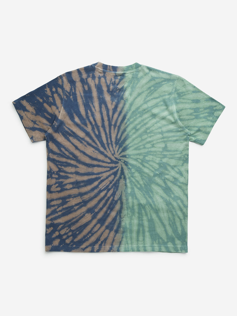 Y&F Kids Multicolour Tie-Dye Design Cotton T-Shirt