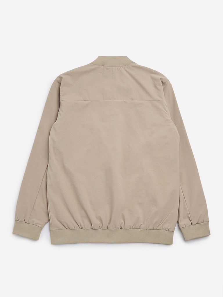 Y&F Kids Beige Bomber Jacket