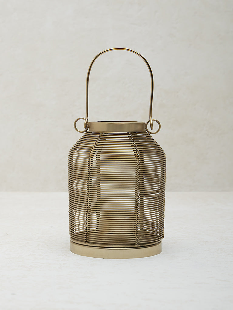 Westside Home Gold Wired Lantern