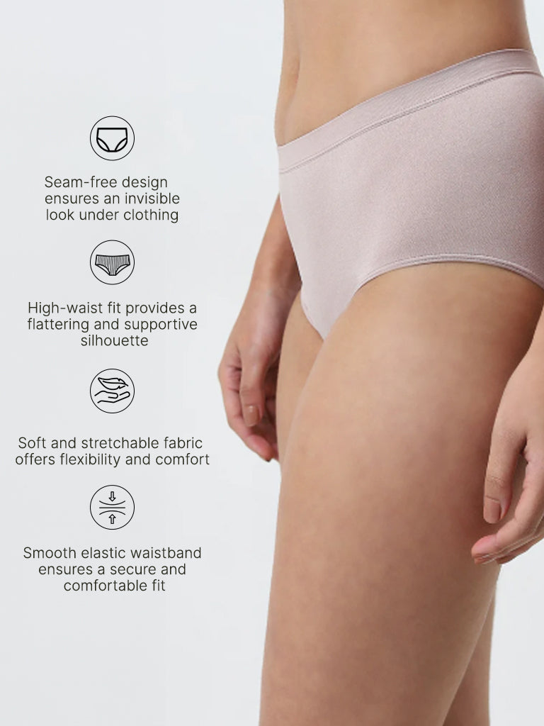 Wunderlove Light Taupe Seam-Free Full Brief