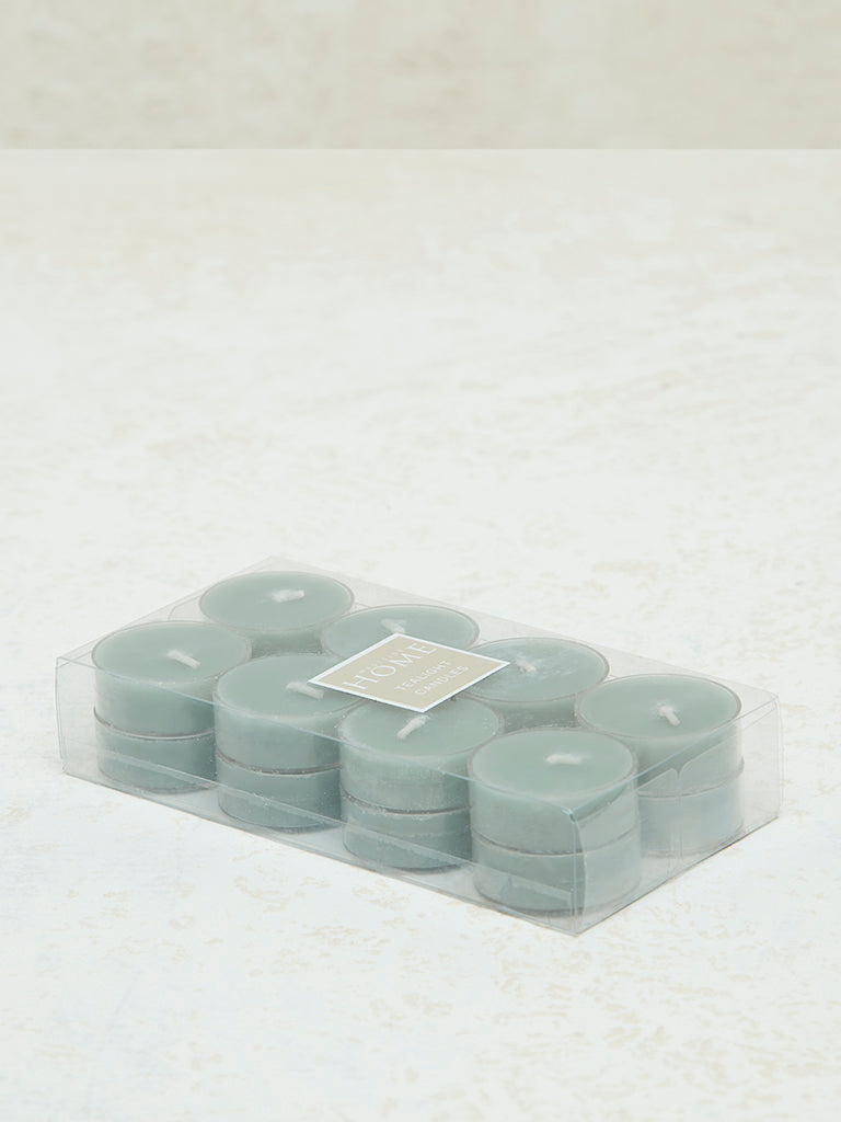 Westside Home Mint Acrylic Tealight Candle (Set of 16)