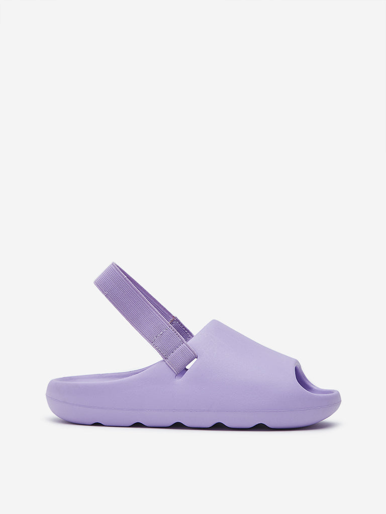 Yellow Lilac Slingback Clogs