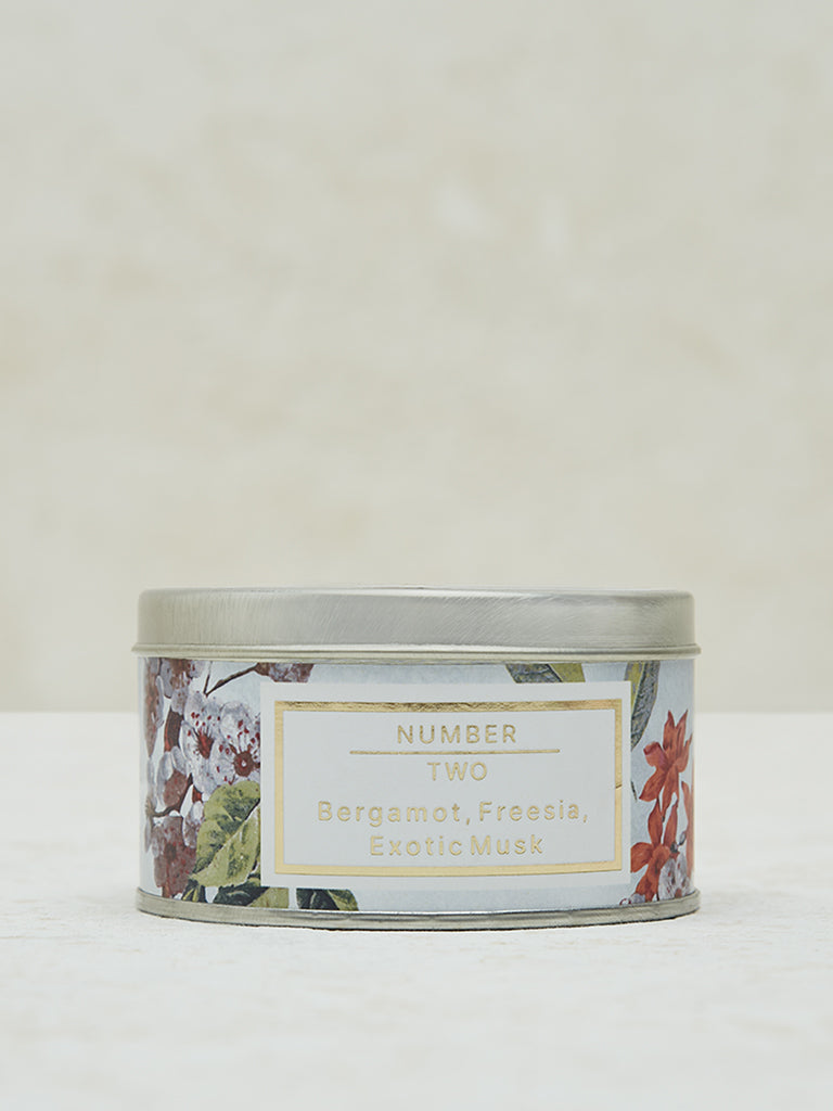 Westside Home Ivory Fleur Tin Candle