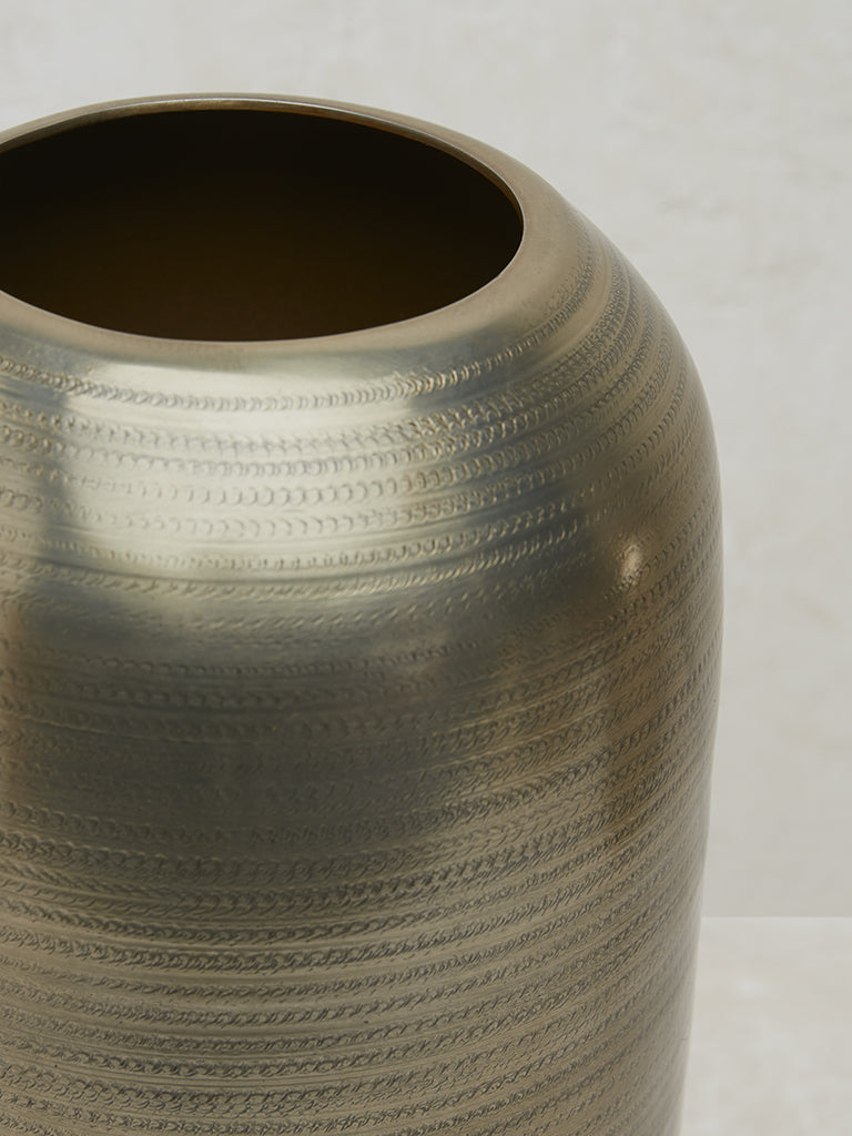 Westside Home Gold Textured Floor Vase