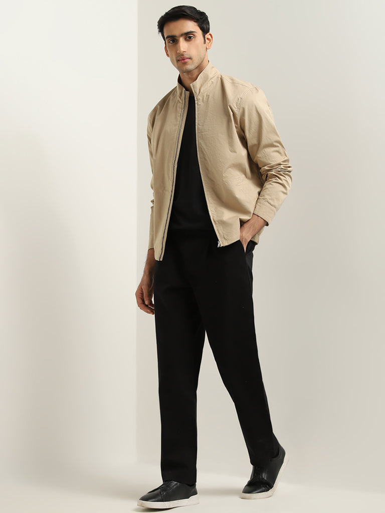 Ascot Beige Relaxed-Fit Jacket